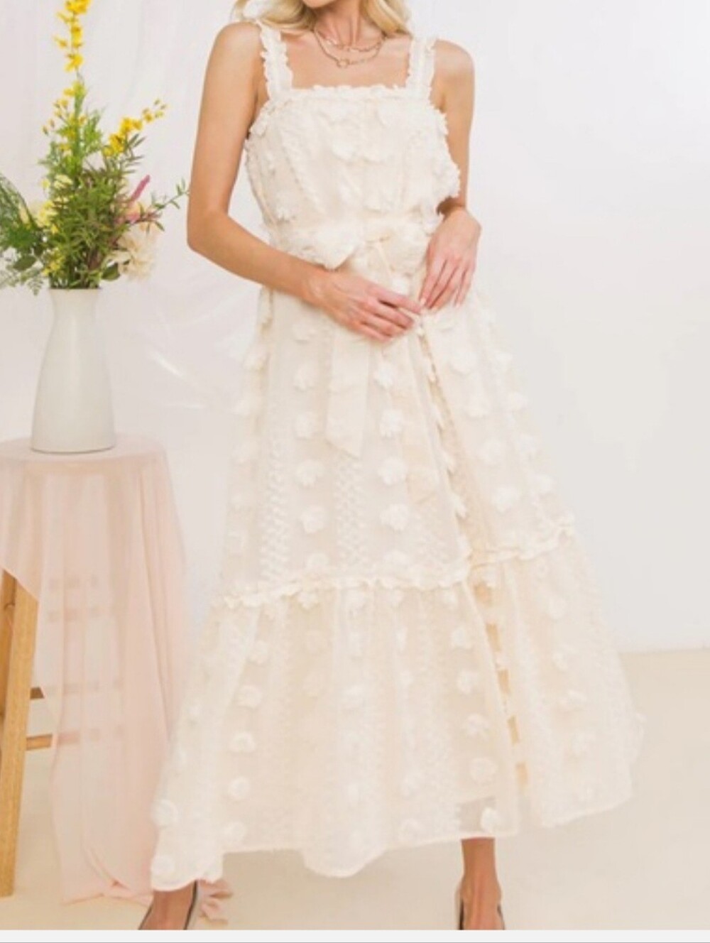Flying Tomato Ckoud Nine Gown Women Ankle Dress